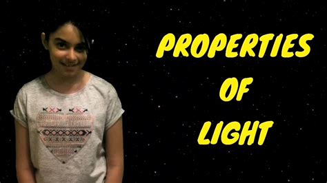 The Properties Of Light Youtube