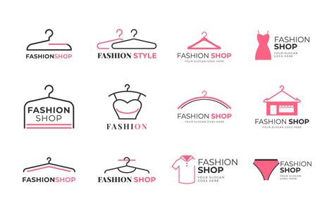 Fashion Store Logo Collection 1407956 Vector Art At Vecteezy