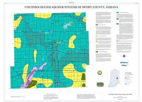 Dnr Aquifer Systems Maps 34 A And 34 B Unconsolidated And Bedrock