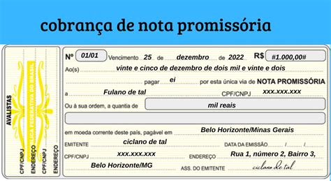 Nota Promissoria Da Cadeia