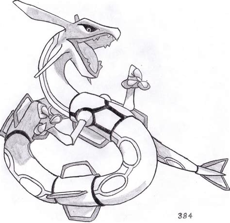 Pokemon Coloring Pages Mega Rayquaza Free Printable Coloring Pages