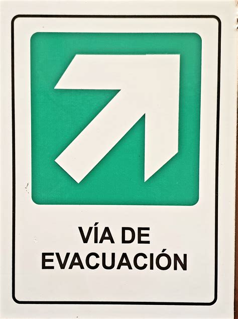 SeÑaletica Via De Evacuacion Sintra 13×20 Cm Extintores Super