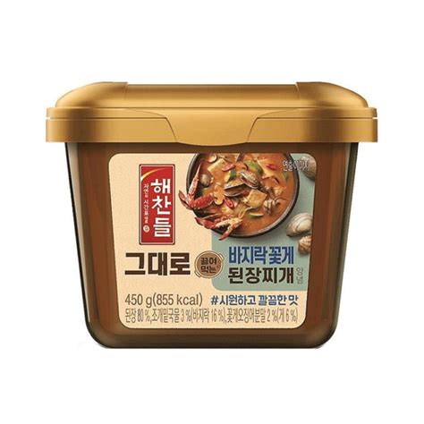 Soybean Paste for Stew 450g A JIATTIC 아지아틱 Previously Vision Mart
