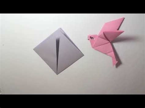 Origami Ku Origami Bird How To Fold A Bird Out Of Paper Diy Room