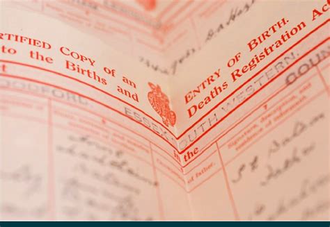 England And Wales Vital Records Birth Index Marriage Index Death Index Birth Records