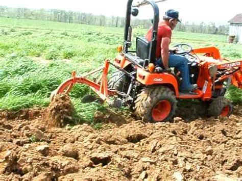 Maybe you would like to learn more about one of these? Kubota BX2200 Plowing the garden - YouTube