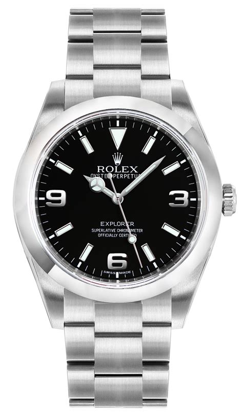 Intended for adventurers, the explorer is one of the best loved in the rolex catalogue. 214270 Rolex Explorer Black Dial Automatic Men's Watch