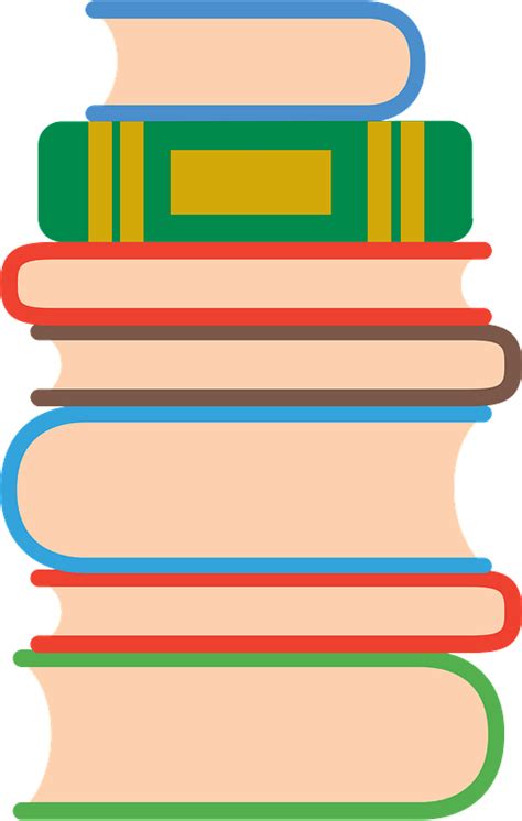 Book Stack Drawing Png Clip Art Library Images