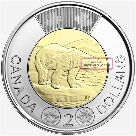 2017 Canada 2 Dollar Proof Like Toonie Coin