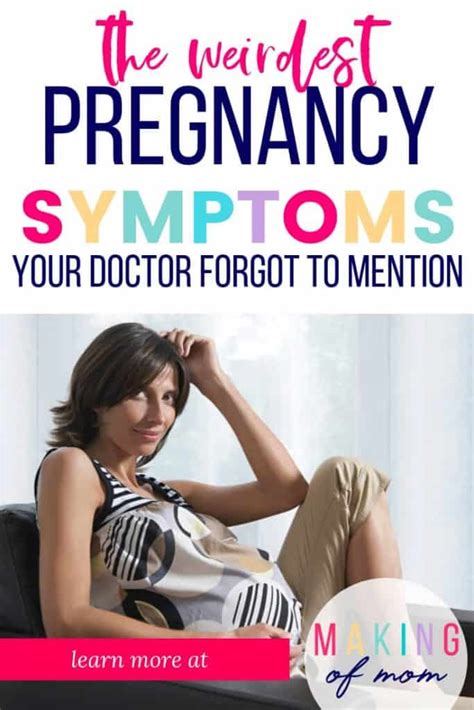 20 Weird Pregnancy Symptoms No One Tells You About