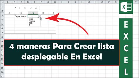 Como Crear Una Drop Down List En Excel Printable Templates Free