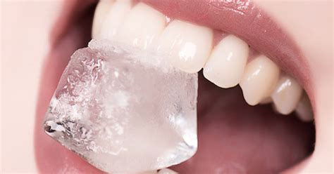 Reason Chewing Ice Is Bad For Dental Health