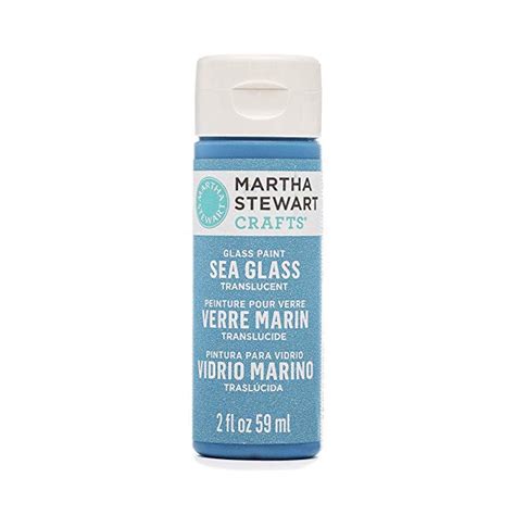 Martha Stewart Crafts Translucent Sea Glass Paint In
