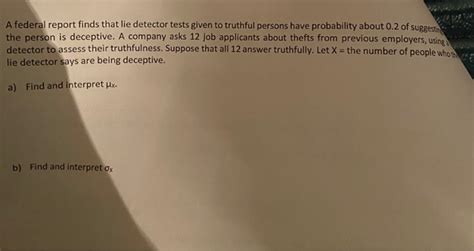 It is available in more than 310 million households worldwide and reaches the most affluent and influential viewers in terms of household. Solved: A Federal Report Finds That Lie Detector Tests Giv ...