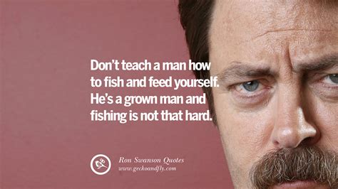 14 Funny Ron Swanson Quotes And Meme On Life