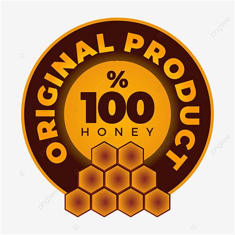 100 Persen Madu Asli Madu Sarang Madu Lebah Madu Png Dan Vektor