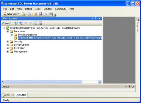 Sql Database Using C Connect To A Sql Server Express Database With C