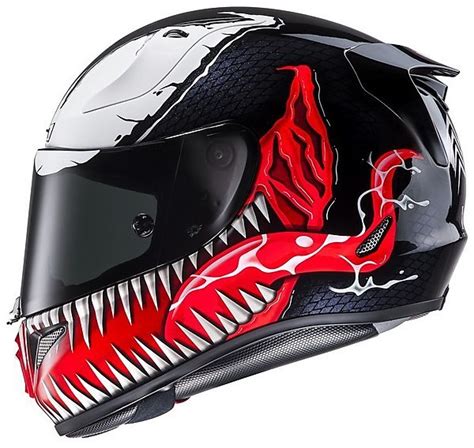 Casque Moto Intégral Hjc Rpha 11 Marvel Limited Edition Venom Mc1 Vente