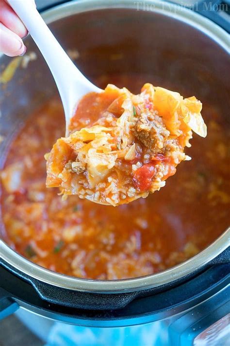 Soup leftovers for days, folks. Ready for this easy pressure cooker cabbage soup recipe ...