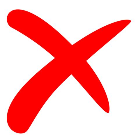 Red Mark Wrong Transparent Png All Png All