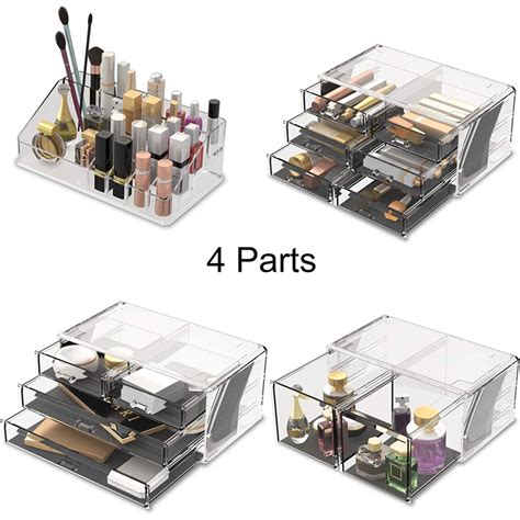 Readaeer 4 Teilig Makeup Organizerkosmetik