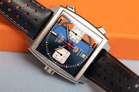Tag Heuer Monaco Gulf Limited Edition Of Steve Mcqueens Iconic Watch