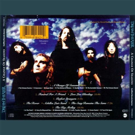 A Change Of Seasons Dream Theater Mp3 Buy Full Tracklist