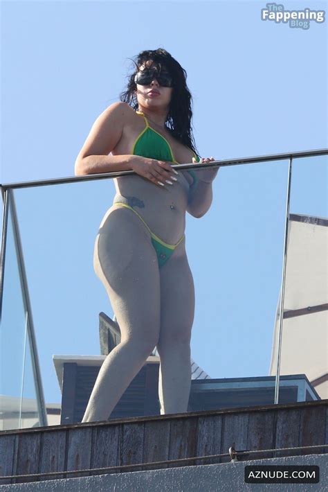 Kali Uchis Sexy Spotted Showing Off Her Amazing Body Wearing A Hot Bikini At The Beach In Rio