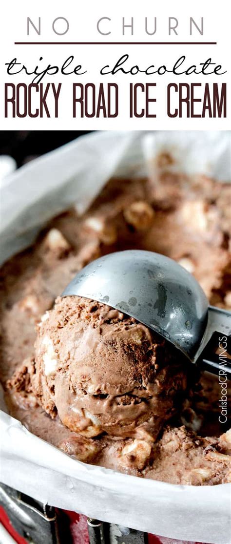 Maybe you would like to learn more about one of these? Rocky Road Ice Cream Recipe (No Churn!) | Carlsbad Cravings
