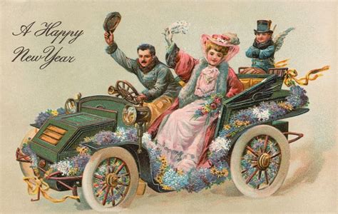 Happy New Year Free Vintage Postcards Vintage Happy New Year