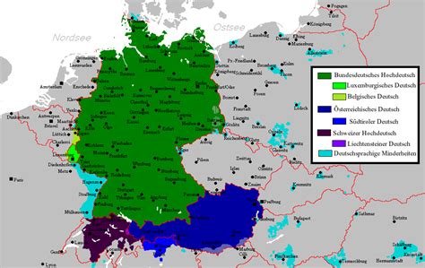 Sprachvarietäten Deutsch Deutsche Sprache Wikipedia Language Variety Imaginary Maps World
