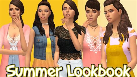 Staywithsims 25 Day Lookbook Challenge ☁ 2 Business Sims 4 Summer