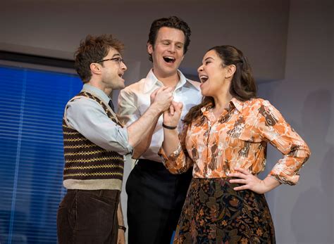 In ‘merrily We Go Along Stars Jonathan Groff Daniel Radcliffe And