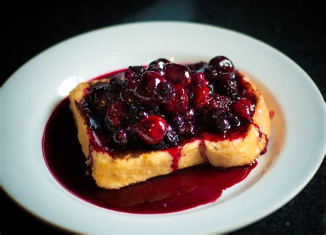 domestic sluttery sluttishly sweet hangover tastic french toast with berry compote