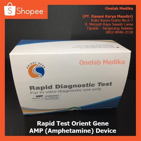 Jual Alat Test Narkoba Amphetamine Device Cassette Orient Gene