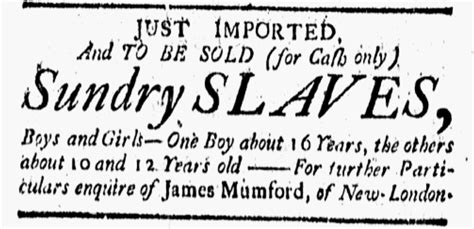 Slavery Advertisements Published August 24 1770 The Adverts 250 Project