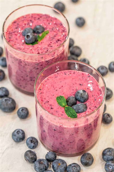 Blueberry Banana Smoothie Valentinas Corner