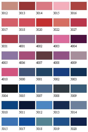 Floor Paint Colour Selection Charts Provided To Help You Select The