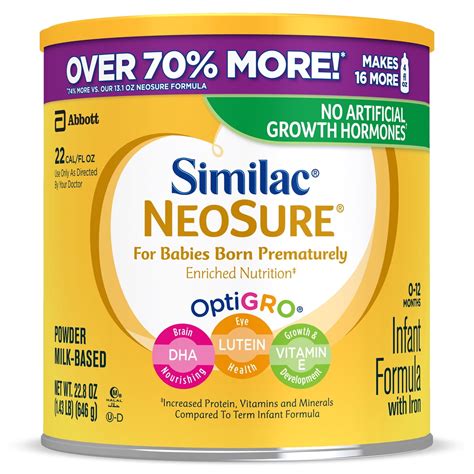 Similac Neosure Infant Formula With Iron For Babies Born Prematurely