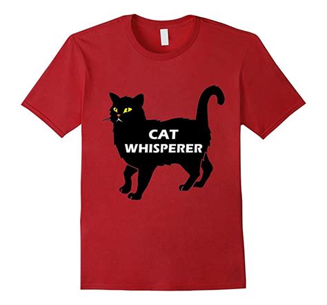 The Cat Whisperer Funny Black Cat Kitten Kitty Lover T Shirt Anz Anztshirt