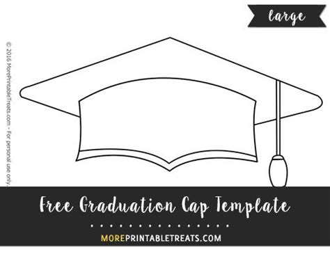Free Graduation Cap Template Large Graduation Cap Pictures 8th Grade