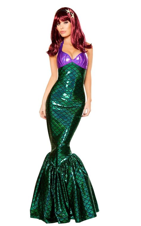 Mermaid Temptress Costume Costumes For Women Carnival Outfits Sexy Mermaid Costume