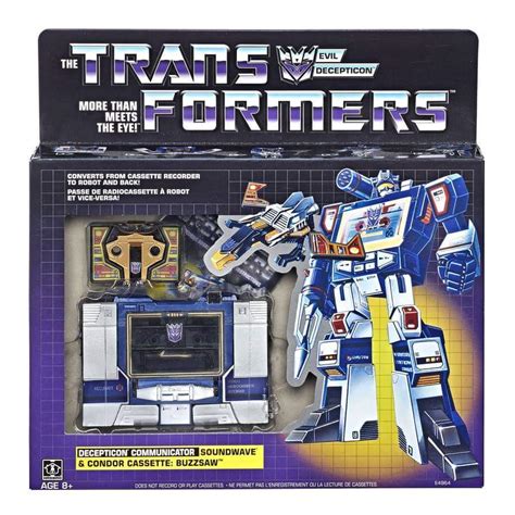 Deseja receber as notícias mais importantes em tempo real? Buy Transformers Vintage G1 Soundwave & Buzzsaw Reissue ...