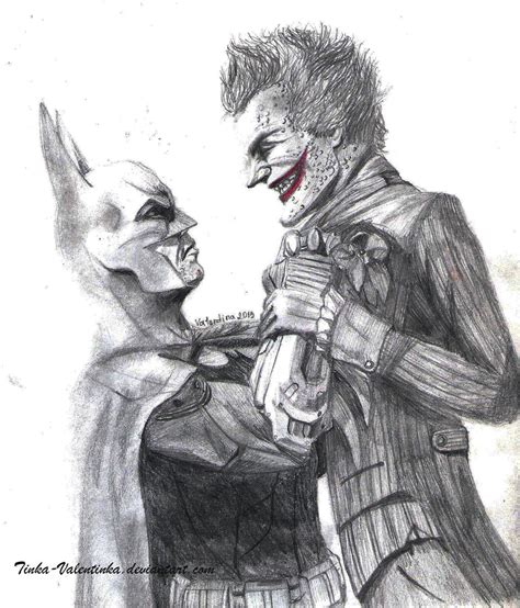 Batman Vs Joker By Tinka Valentinka On Deviantart