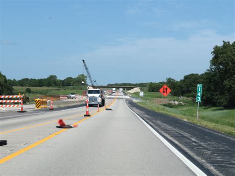 Kansas Interstate 335 Northbound Cross Country Roads