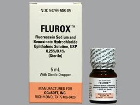 fluorescein-benoxinate ophthalmic : Uses, Side Effects, Interactions, Pictures, Warnings ...
