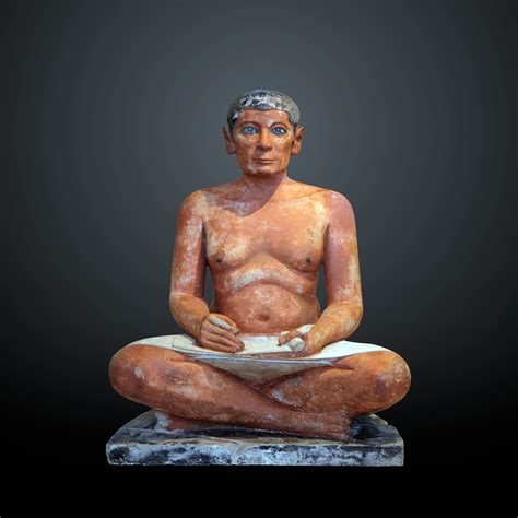 The Seated Scribe A Famous Work Of Ancient Egyptian Art