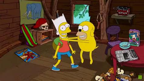 El Gag Del Sofá De Los Simpson En Homenaje A Adventure Time Marvel