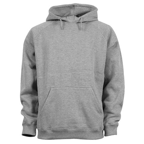 Xtrafly Apparel Plain Basic Hooded Sweatshirt Pullover Hoodie Gray