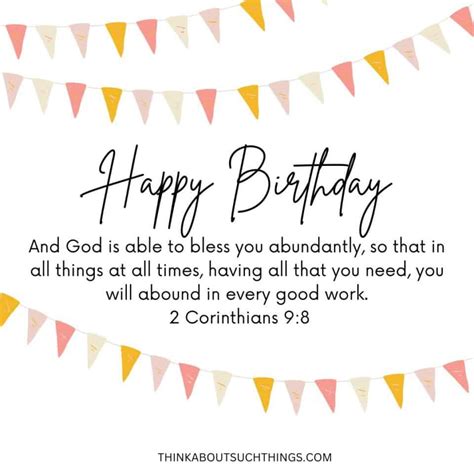 37 Best Bible Verses For Birthdays With Images Think About Such Things